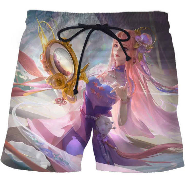 Honor%20of%20Kings%20Beach%20Shorts%20Men%20Summer%20Short%20Pants%203D%20MOBA%20Game%20Printed%20Elastic%20Waist%20Board%20Trunk%20Swimsuit%20Woman%202023%20Ice%20Shorts%20-%20Image%205