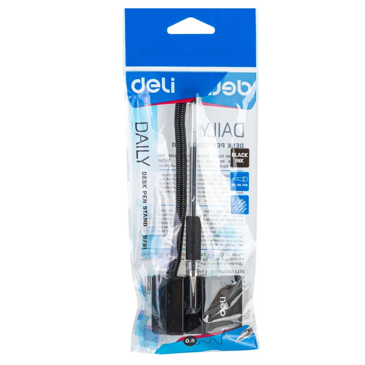Deli%20E6791%20Black%20Gel%20Ink%200.5mm%20Desk%20Pen%20Stand%20-%20Image%205