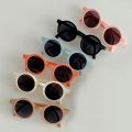 Foldable Kids Sunglasses Girls Boy Children Sun Glasses Round Street Beat Eyeglasses Cute Baby Shades Eyewears. 
