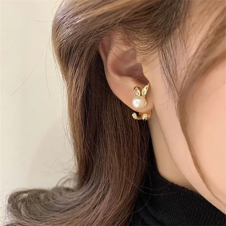 Elegant%20Premium%20Faux%20Pearl%20Earrings%20Fashion%20Studs%20Earrings%20Dangle%20Earrings%20Korean%20Style%20Pearl%20Rabbit%20Stud%20Earrings%20Wedding%20Party%20Ear%20Jewelry%20Accessories%20Girls%20-%20Image%202