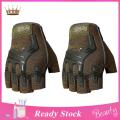 Cycling Mittens Comfortable Adjustable Outdoor Half Finger Bicycle Cycling Gloves - gloves. 