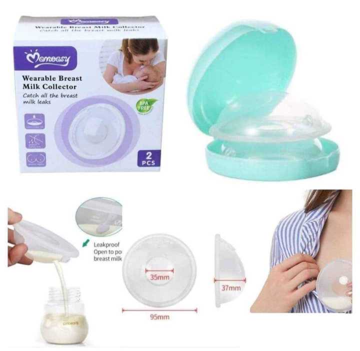 Silicone Wearable BreastMilk Collector -2pices 1box