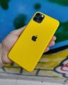 For Apple iphone 13/ iphone 13 Pro / iphone 13 Mini / iphone 13 Pro Max Liquid Silicone Case Luxury Shockproof Soft Touch Premium Case Back Cover Silicone Yellow.