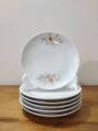 6 Pcs Porcelain Snack Plate Set, Ceramic Sauce Plate , Cake Plate Or Salad Plate Set..