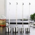 1PC Stainless Steel Measuring Cup Kitchen Bar Measuring Tools Sets For Sauce Oil Coffee Scoop Ladle Spoon With Hook.