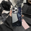 Olige Case For iPhone 11 12 13 14 15 Pro Max Marvel Cool and Trendy Personalized Laser High Grade Half Faced Spider Man Anti Drop phone case back cover. 