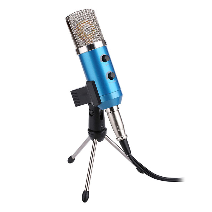 HXSJ%20Professional%20Studio%20Microphone%20Usb%20Condenser%20Sound%20Re-cording%20Microphone%20With%20C-ardioI-D%20Studio%20Re-cording%20Mic%20For%20Pc%20Lapt-op%20Blue%20-%20Image%205
