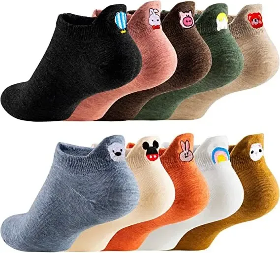 10%20Pairs%20Women%20Cute%20Socks%20Cotton%20Kawaii%20Embroidered%20Funny%20Low%20Cut%20Socks%20for%20Women%20Girls%20Ankle%20Socks%20Harajuku%20Girls%20School%20Gifts%20-%20Image%206