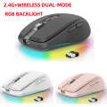 2.4G dual-mode Bluetooth 5.1 wireless mouse ABS silent computer MOUSE2400dpi. 