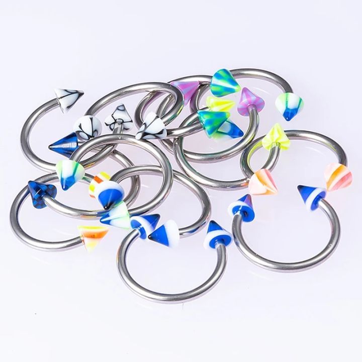 10/20pc%20Acrylic%20Nose%20Septum%20Ring%20Eyebrow%20Rings%20Lip%20Helix%20Ear%20Cartilage%20Piercing%20Circular%20Barbell%20Horseshoe%20Stud%20Body%20Jewelry%2016G%20-%20Image%203