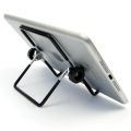 Foldable Metal Tablet Stand Adjustable Big Phone Tablet Desktop Holder Mount Cooing Fast Universal for iPad iPhone Tablet 7-10". 