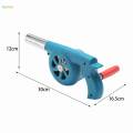 Barbeque Air Blower Handheld Blower Fire Tool Portable Manual Fire Bellows Grill Hand Crank BBQ Fan for Backyard, Picnic, Indoor, Hiking, Garden. 