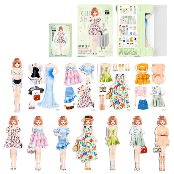 14.5*10cm%20Paper%20Magnetic%20Princess%20Dress%20Up%20Paper%20Doll%20Pretend%20Play%20Toy%20Encourage%20Creation%20Funny%20Clothes%20Dress%20Up%20Puzzle%20Game%20-%20Image%207