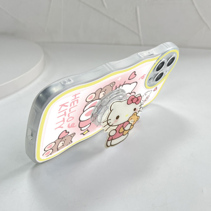 AMORVOR%20for%20Redmi%204X%20Back%20Cover%20With%20Free%20Holder%20Cartoon%20Kitty%20Soft%20Wavy%20Phone%20Case%20Camera%20Protection%20Transparent%20TPU%20Soft%20Cover%20-%20Image%209