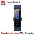 Huawei Honor Band 5 Smart Wristband With Oximeter AMOLED Touch Color Screen Swim Posture Detect 5ATM Waterproof - Global Version.