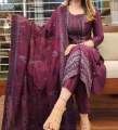 Unstitched Exclusive, Fashionable, Stylish and Comfortable, High Quality Three Piece for Women, Three Piece [3 Piece], new dress collection for women, Skin Print Cotton Three Piece For Women. 