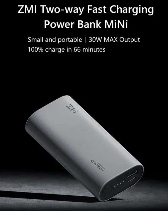 Cuktech%20ZMI%20QB818%2010000mAh%20Dual%20USB%20Fast%20Charging%20Power%20Bank%20with%20Dual%20Plug%20Type%20C%20-%20Image%202