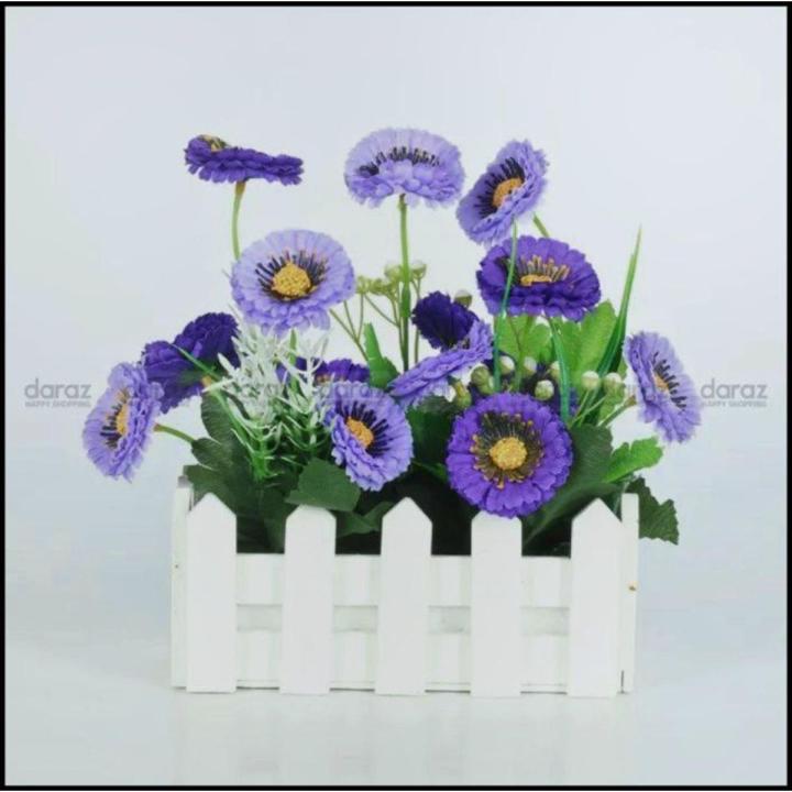 Artificial flower vase for decoration