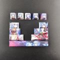 12Keys/Set Anime Character Design Custom Thermal Sublimation Cherry Profile Mechanical Keyboard Supplement Key Custom Keycap.