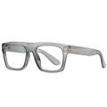 SO EI Retro Square Clear Anti-Blu-Ray Eyewear TR90 Women Glasses Frame Fashion Men Optical Eyeglasses Frame Computer Goggles. 