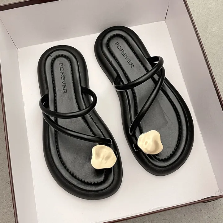 Sandals%20super%20hot%20pullover%20women%20wear%202024%20new%20versatile%20flat%20summer%20Korean%20resort%20casual%20beach%20shoes%20-%20Image%206