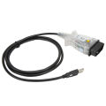Switch OBD2 Diagnostic Cable, Errors Clearing Cord USB OBD2 Scanner Cable for Car. 