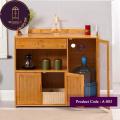 Andormahal Crockery Cabinet Kitchen Storage Cabinet Glass View (MDF). 