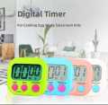 Digital Kitchen Timer for Classroom and Study, Countdown Clock, Kitchen Gadgets, Utensil Accessories, Stopwatch, Egg Timer. 