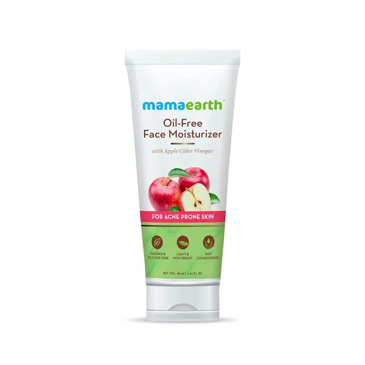 Mamaearth oil-free face moisturizer for acne-prone skin