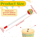 NCANRUI 28 Pcs Lollipop Drum Mallet Sticks Round Rainbow Hammer Percussion Sticks Plastic Drumsticks for Kids Child Mallet. 