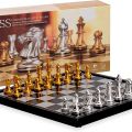 Magnetic Folding Chess Board  - Medium. 