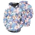 New Unisex 3D Japanese Anime Printed Hoodie Graphic Pullover Ahegao Hentai Japanese Anime Sweatshirts. 