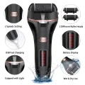 Electric Callus Remover, Foot Grinder Rechargeable Foot File Hard Skin Remover Pedicure Tools for Feet Electronic Callus Shaver Portable Waterproof Pedicure kit for Cracked Heels and Dead Skin Foot Care Foot Scrub with LED Light and 2 Roller Heads. 