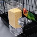 Automatic Bird Feeder Hanging Parrot Feeder for Cockatiel Small Medium Birds.
