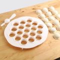 19 Holes Dumpling Mold Rolling Pin Machine Plastic Ravioli Maker DIY Meat Dumpling Tools Kitchen Gadget Baking Pasta Accessories. 