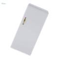 White Wood Refrigerator Fridge Freezer Dolls House Kitchen Decor 1/12 Scale.