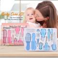 Baby Care Kit, 10 Pcs Convenient Healthcare Grooming Set Essential Daily Care Tool Nail Clipper Manicure Safety Scissors Nose Cleaner Hair Brush Comb Personal Care Kit for Toddler.