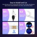 LED Strip,RGB LED Light Strips,Sync to Music,Smart App Light Strips,Bluetooth control LED Lights for Bedroom Home Party-2835 5m---. 