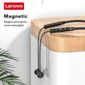 NEW Lenovo QE08 Neckband Wireless Bluetooth Headphones HIFI 9D Stereo Sports Magnetic Earphone Running Waterproof.