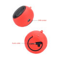 Hamburger Mini Speaker Mp3 Music Loudspeaker Player Outdoor 3.5mm Wired Speaker Sound Box for Computer Phones. 