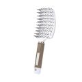 Boar Hair Brush Hair Comb Curved Vented Styling Hairbrush Detangling Thick Hair Massage Blow Drying Brush Hairbush Comb for Hair.