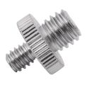 10 Pieces 1/4 Inch Male to 1/4 Inch Male Metal Threaded Screw Adapter Tripod Screw Converter.