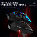 LANGTU G1 Wired Gaming Mouse 2400-7200 DPI RGB Silent Game Office Mouse. 