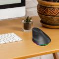 Vertical Mouse with Horizontal Scroll Wheel Portable Gaming Silent Adjustable DPI Ergonomic Mouse for PC Computer Laptop Desktop. 