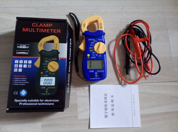 CHY%20Mult-Equip%20Digital%20Multimeter%20CHY-88A%20Digital%20Clamp%20Meter%20Tong%20Tester%20Clip%20on%20Meter%20Voltage%20and%20Current%20Meter%20Portable%20Resistance%20Voltage%20CAT%20III%20MAX%20600V%20with%20NCV%20Function%20-%20Image%202