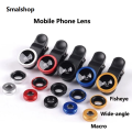 3 in 1 Fisheye Phone Lens Wide Angle Zoom Lens Fish Eye Macro Lenses Camera Kits With Clip Lens On The Phone For All Smart Phone.