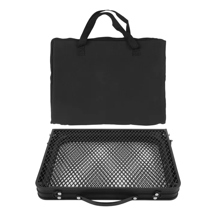 Iron%20Mesh%20Table,%20Camping%20Portable%20Folding%20Table%2030kg%20Bearing%20Handle%20Design%20for%20Picnics%20-%20Image%202