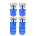 Drain Backflow Preventer 4 Pack, One Way Valve For Pipes Tubes In Toilet Bathroom Floor Drain Seal Resist Smell And Bugs, 1.97 inch Silicone. 