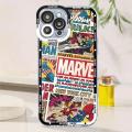 Marvel superhero cartoon Phone Case for Apple iPhone 13 1relax2 Mini 8 Plus XS X 7 14 Pro Max 11 Pro SE 15 Pro XR Cover. 