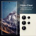 For Samsung Galaxy S23 ultra Camera Lens Protector HD Tempered Metal Glass Camera Screen Protector Cover Film Accessories (1 Set/ 5PCS). 